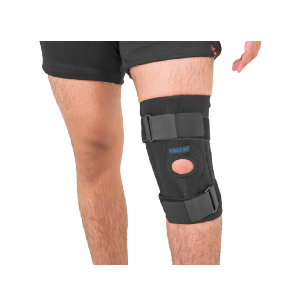 Rodillera Medway con doble soporte lateral para estabilidad y alivio