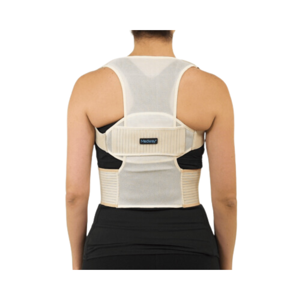 Corrector de postura soporte espalda elástico transpirable-marca Medway