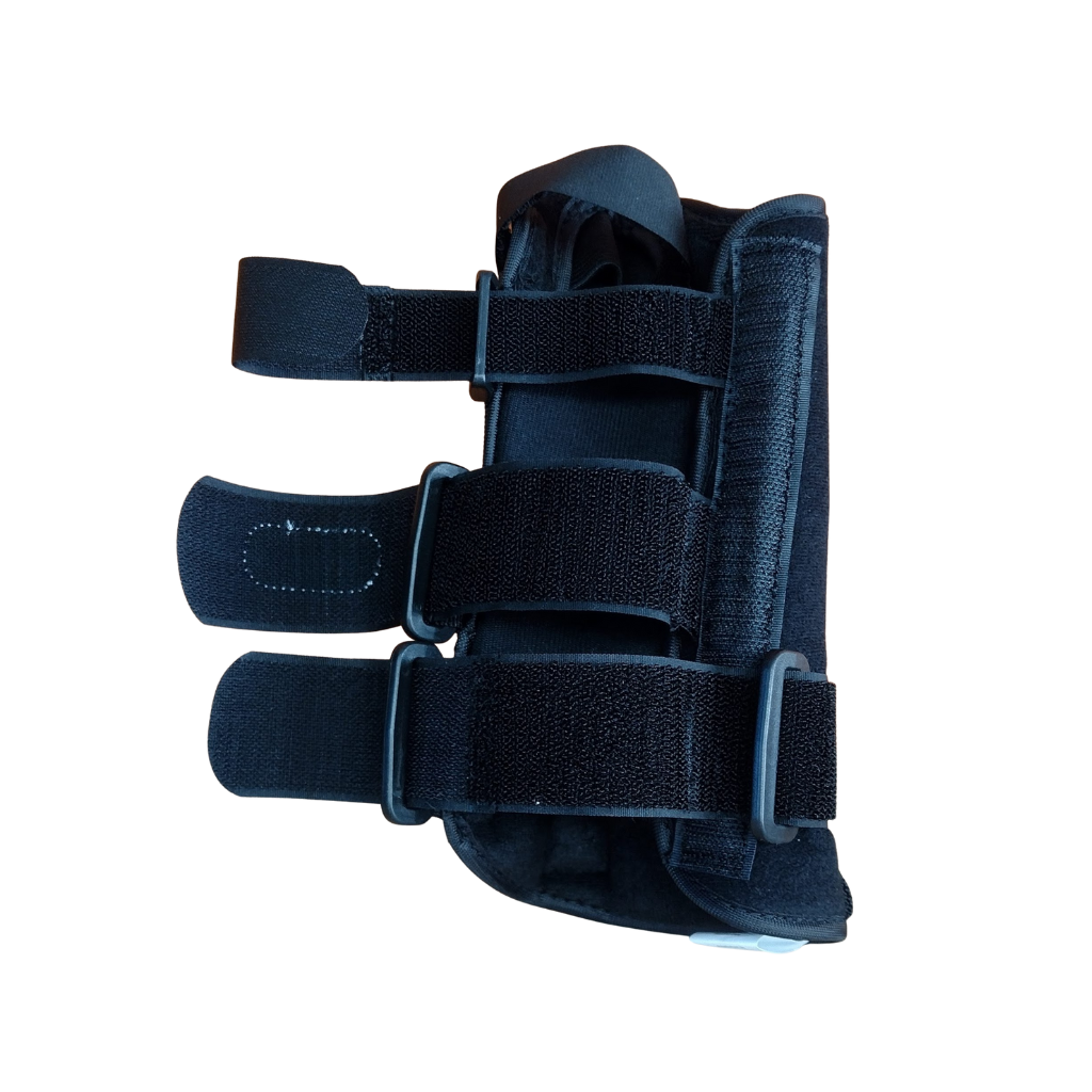 Férula inmovilizadora de muñeca y pulgar en abducción