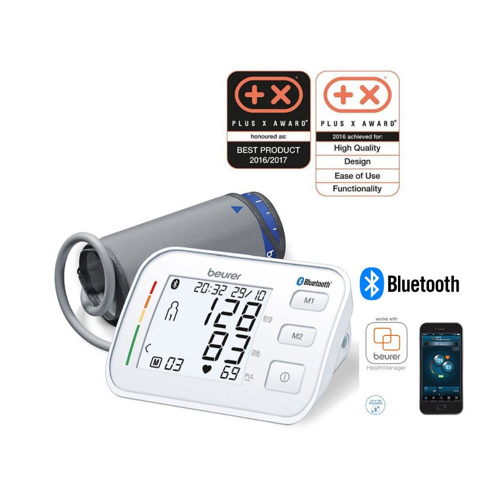 Baumanometro Digital De Presion Arterial Para Brazo Bluetooth Beurer Plenicaremx 4527