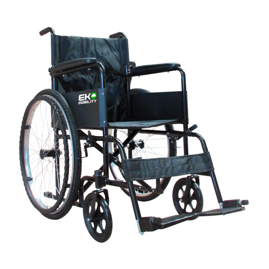 Silla de ruedas plegable con llantas neumáticas Eko Mobility
