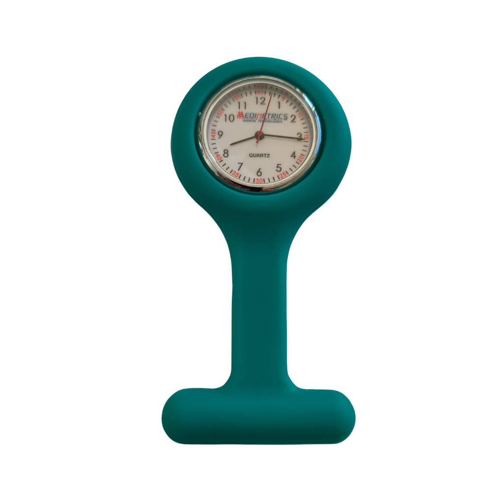 Reloj segundero para enfermería Medimetrics acero solapa