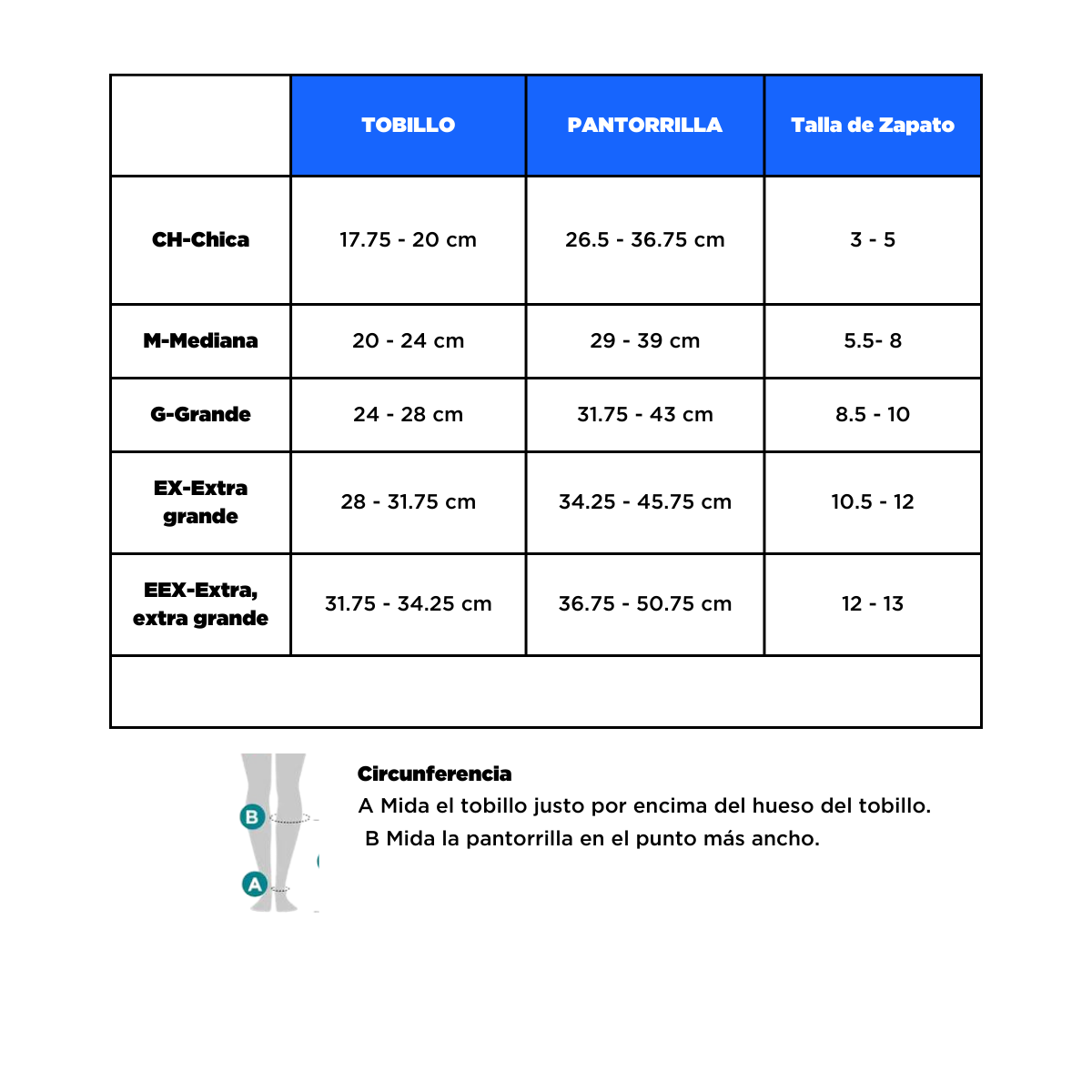 Calcetines mediana compresión  caballero 15-20 mmHg varices- Ames Walker