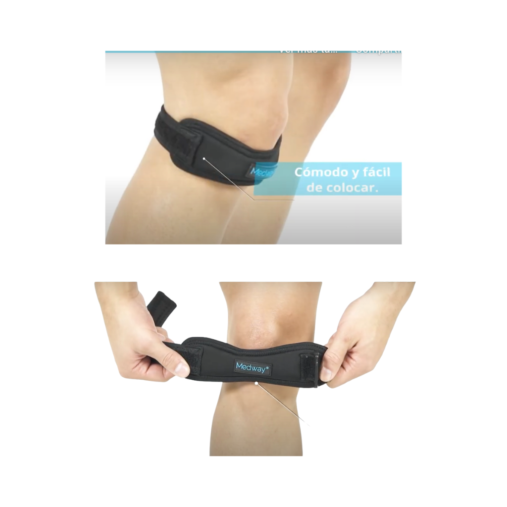 Anillo subrotuliano Medway unitalla para tendinitis y rodilla