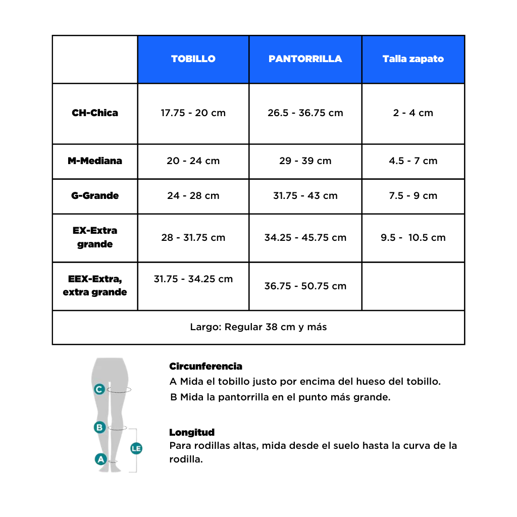 Calcetines Alta Compresión 20-30 mmHg Hombre Ames Walker