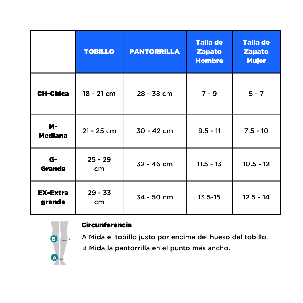 Calcetines Deportivos Alta Compresión 20-30 mmHg- Ames Walker