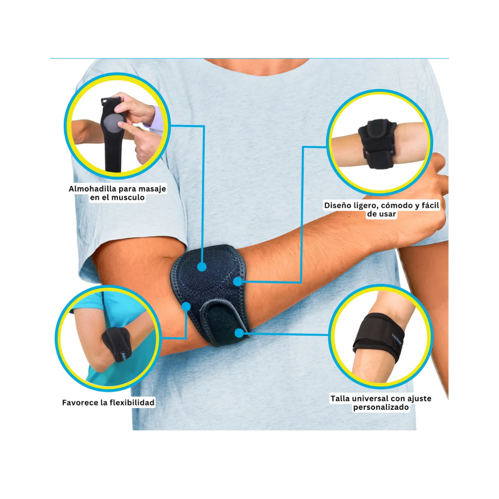 Codera Banda Ortopédica para Codo de Tenista o Golfista Medway