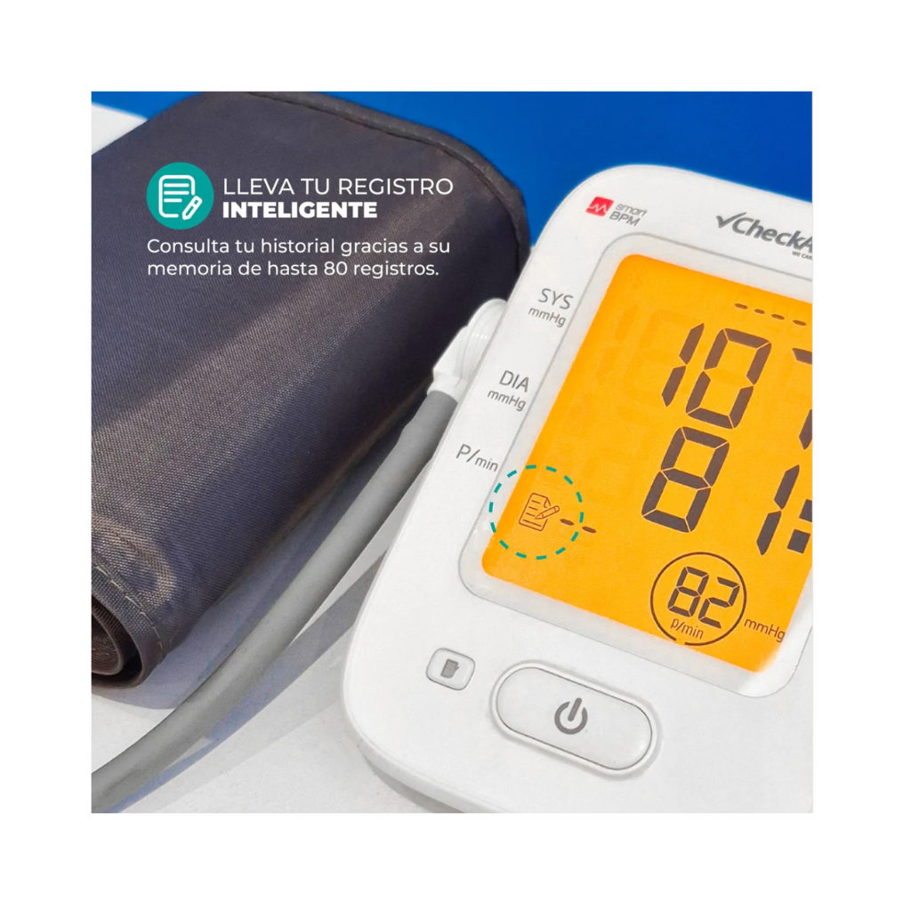 Baumanómetro Digital de Brazo con Voz y pantalla LCD Checkatek