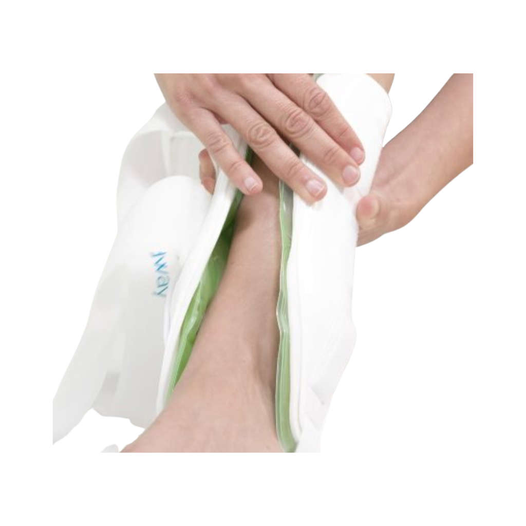 Tobillera Férula con compresas de Gel Terapia de Frío/Calor Medway